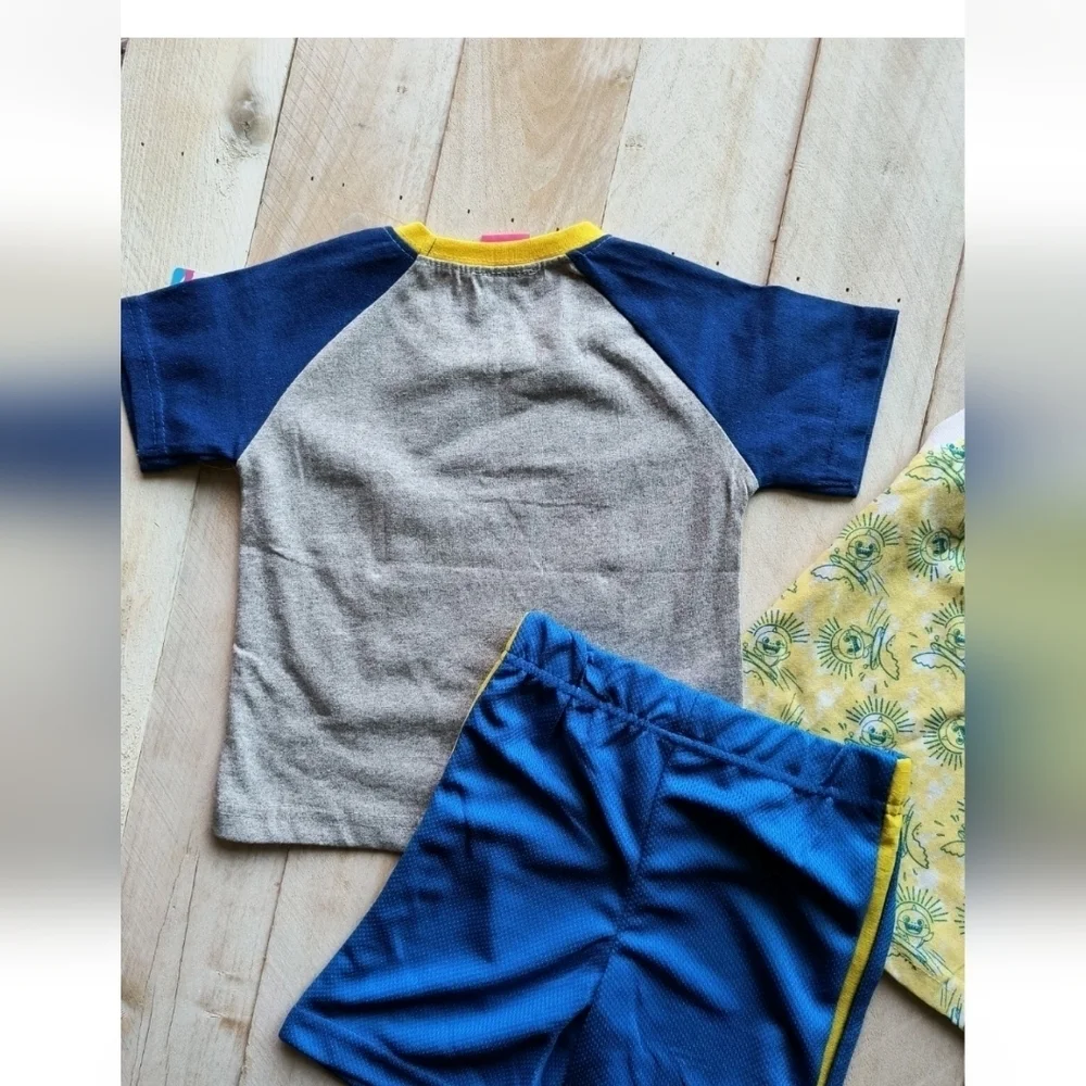 Baby Shark 3pc Boys Outfit Toddler Pajama Shorts Set Size 18M NWT